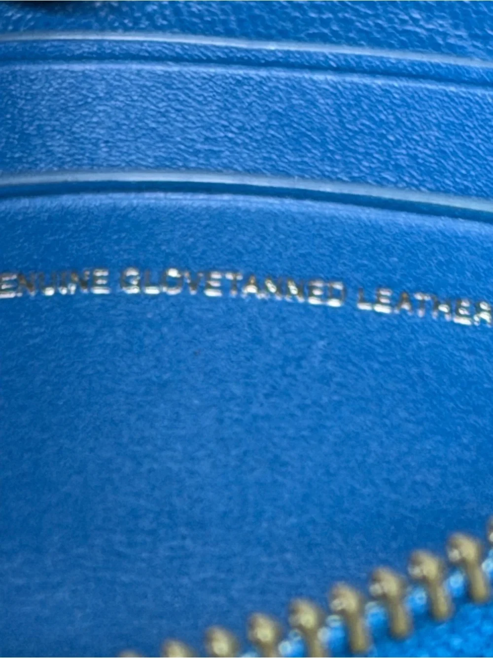 Coach Nolita Blue Leather Pochette